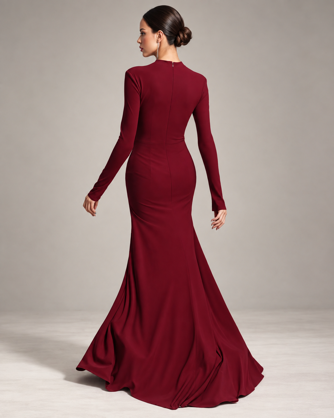 Angie Red Rhinestone Floral Maxi Dress