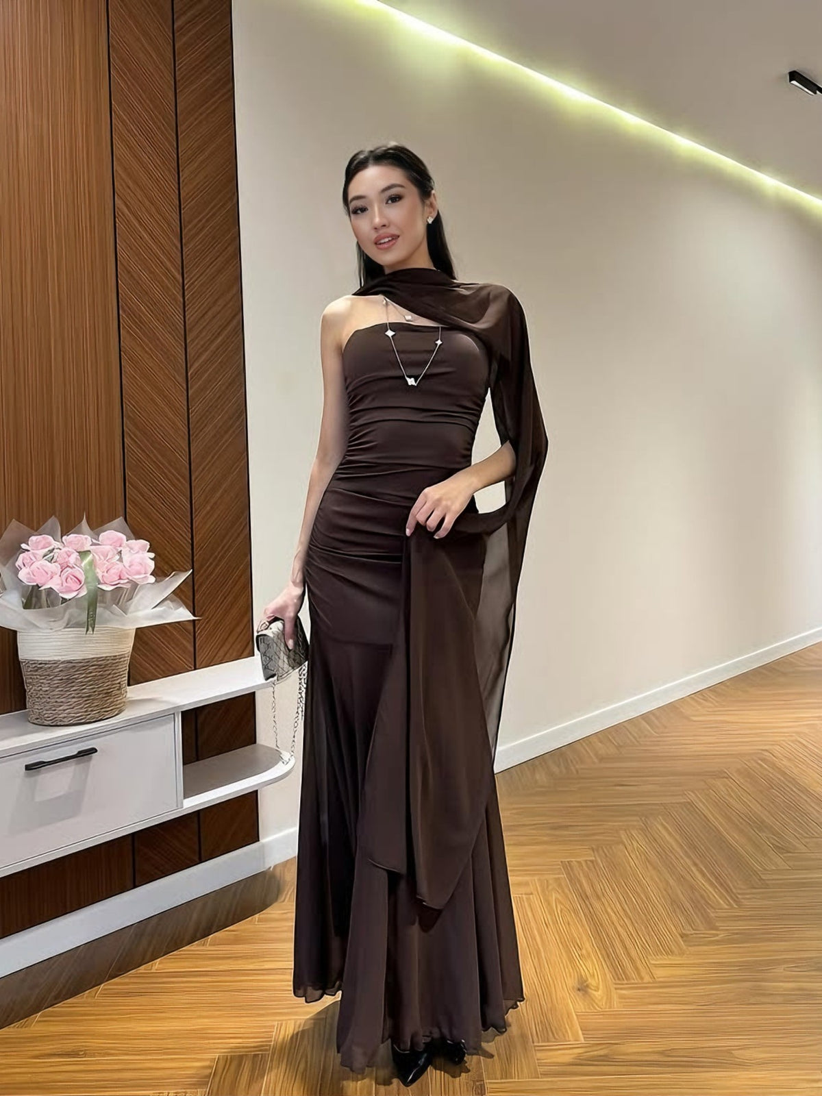Sheer Cocktail Dress